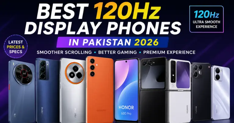 Best 120Hz Display Phones in Pakistan 2026 | Mobrial